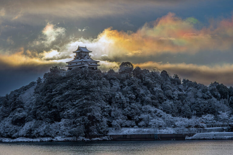 冬の犬山城1（愛知県）
